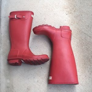 Hunter rain boots (galoshes)